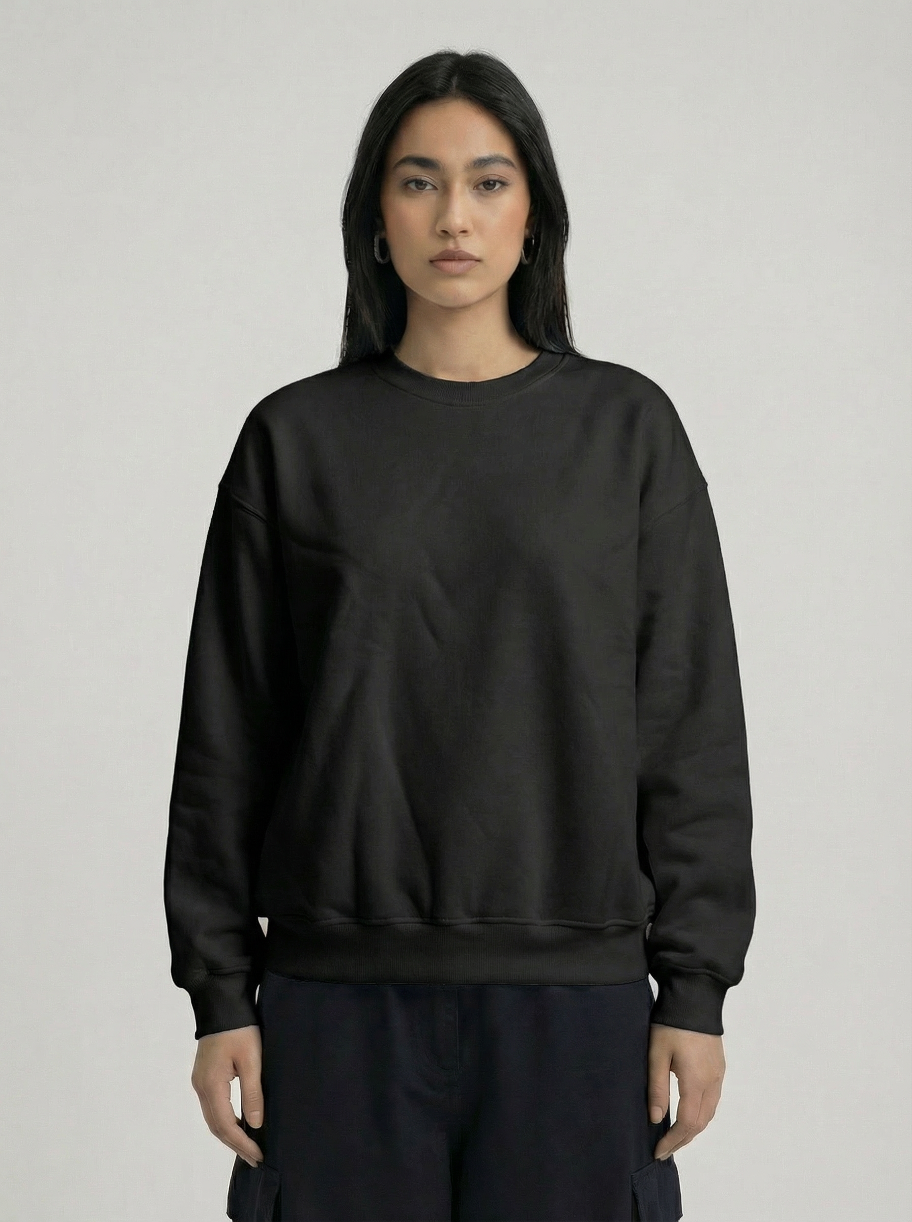Black Crew Neck | UNI-SEX