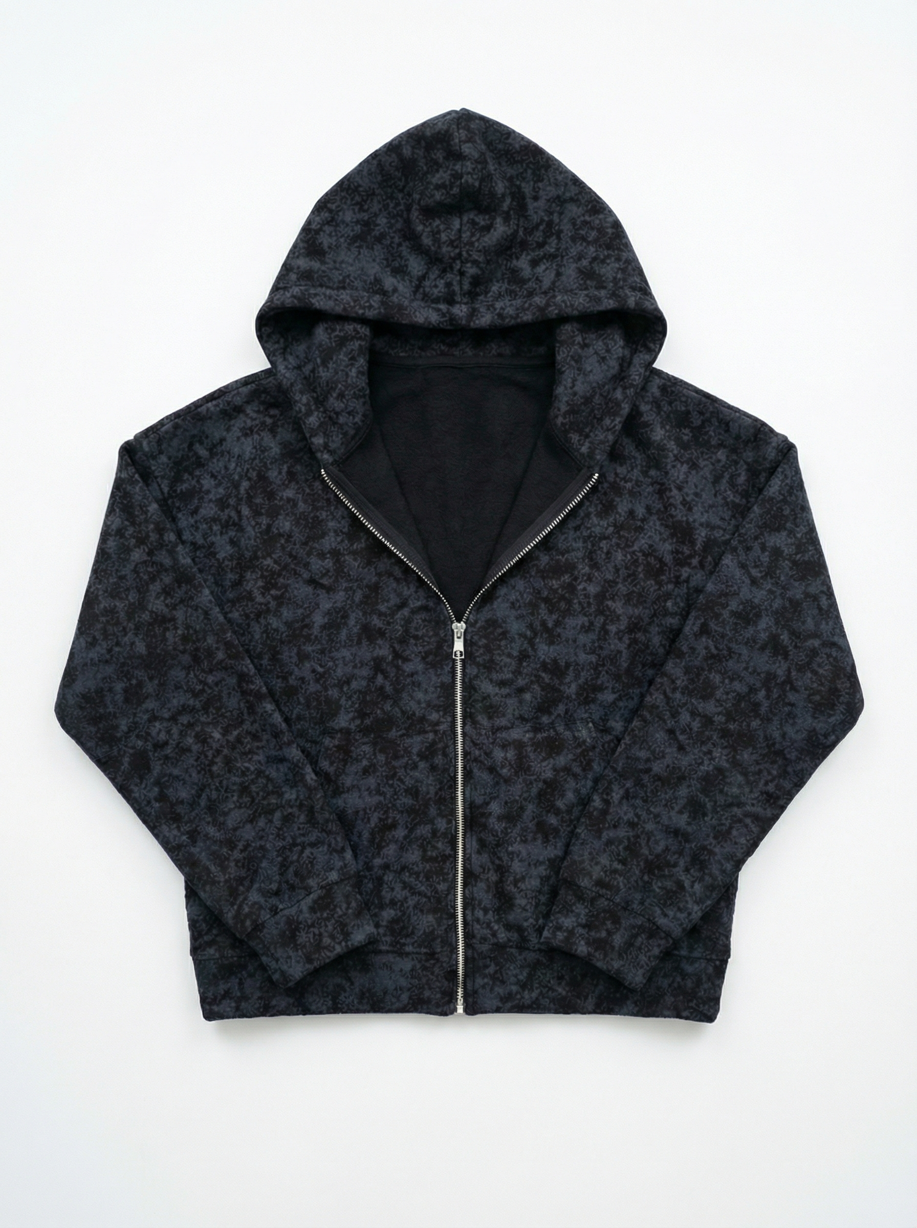 Black Tie-Dye Zipper | UNI-SEX