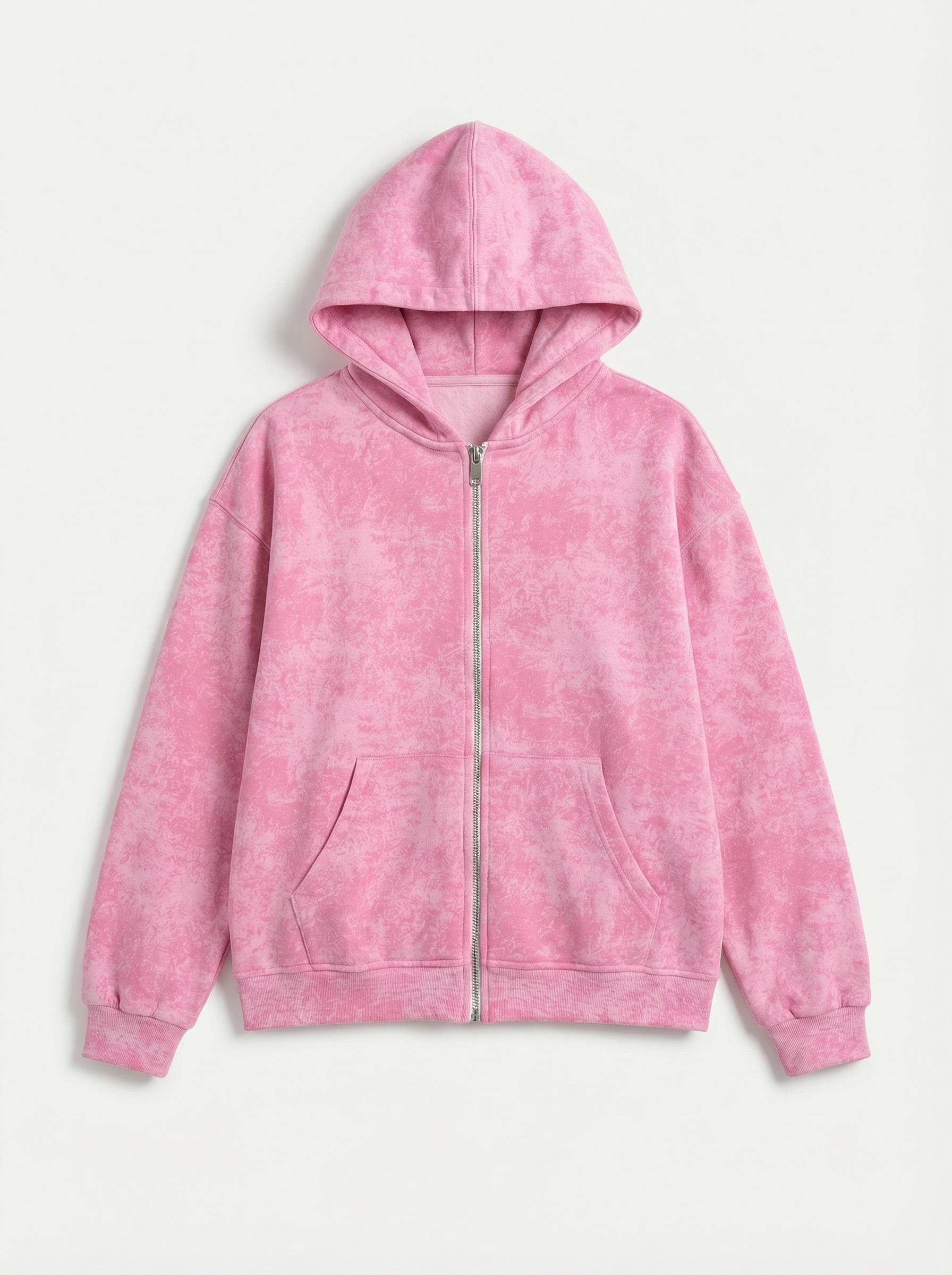 Pink Tie die Zip Up | UNI-SEX
